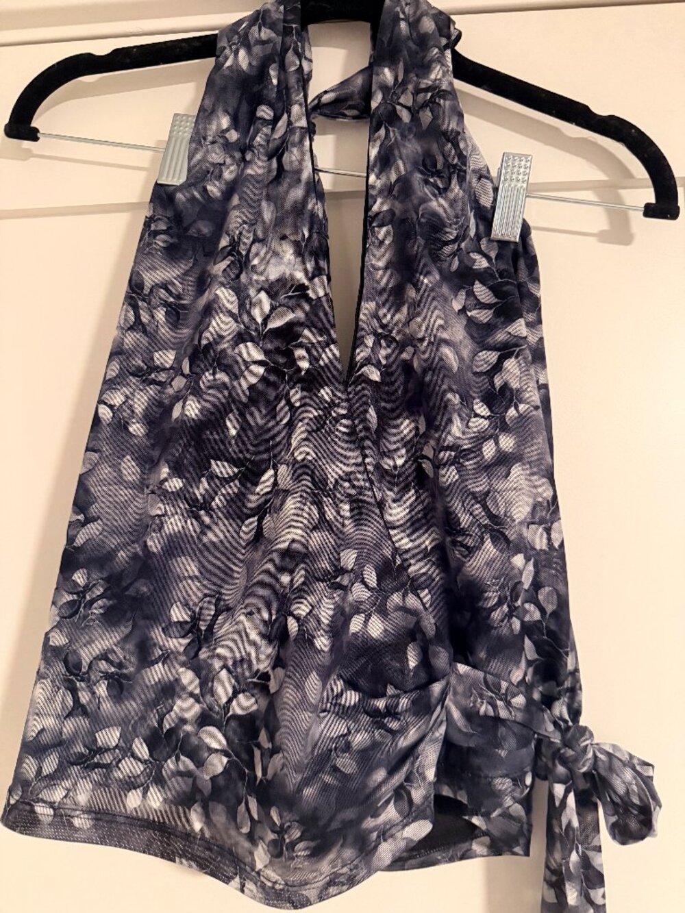 Halter Neck Wrap top - size small